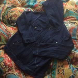 Denim Look Jacket  100% cotton,